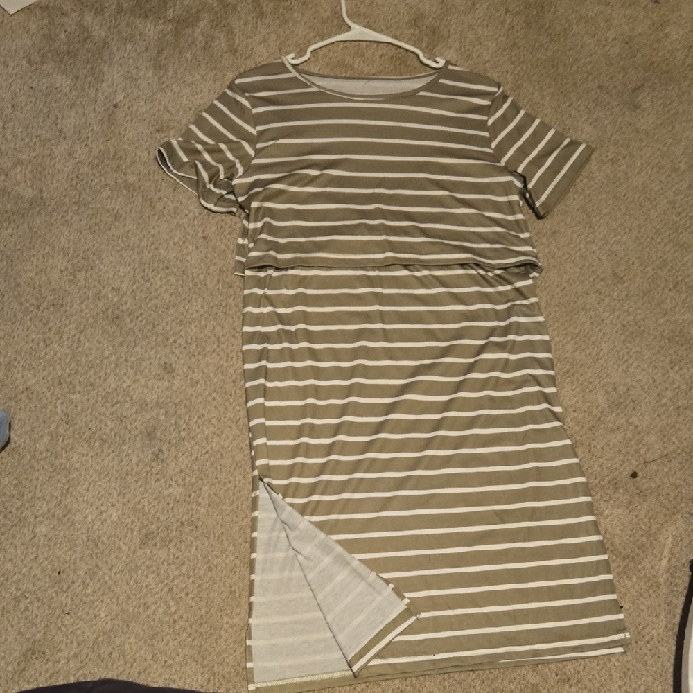 Striped Casual Dress
